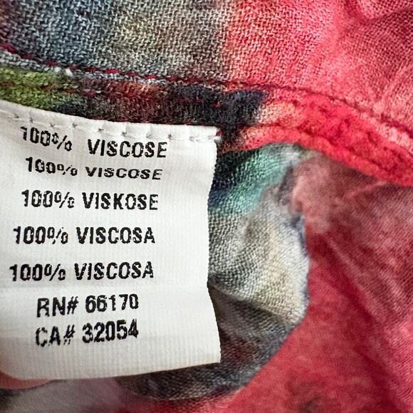 Blank London Aviriska Kimono poppy OS Boho Cottagecore  bl-nk ANTHROPOLOGIE - Picture 8 of 11